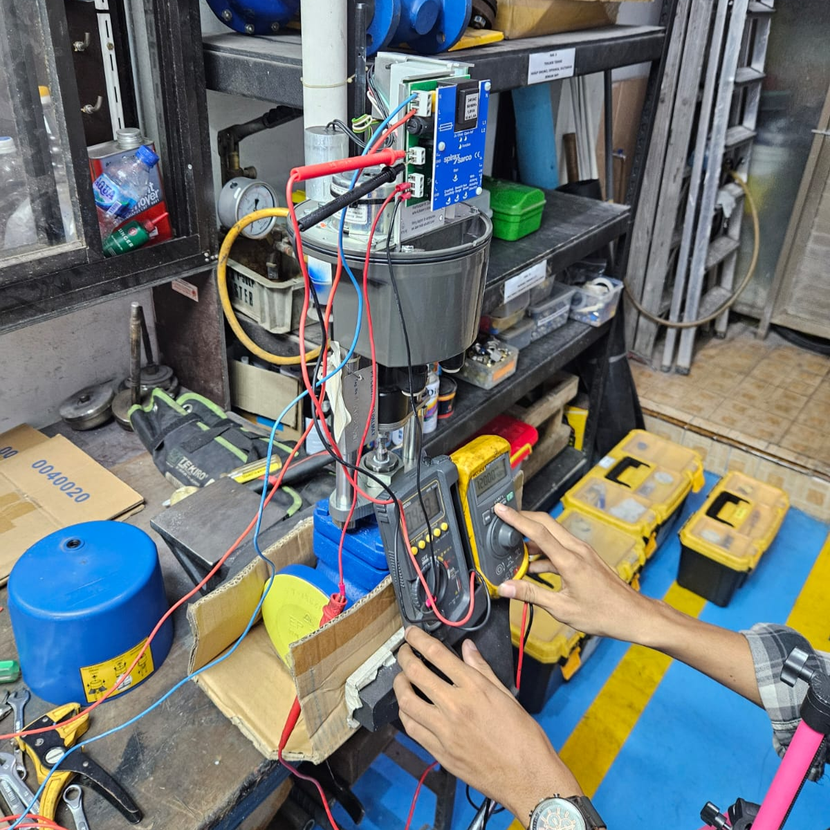 Repair - Electro Actuated Control Valve on-workshop